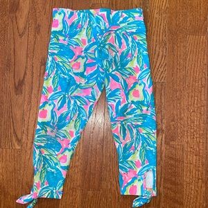 Lilly Pulitzer leggings cropped size M (6-7)